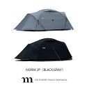 ムラコ muraco NORM 2P ノーム2ピー TE0010BK TE0010GY BLACK GREY ファミリーキャンプ Tent Camping 2P