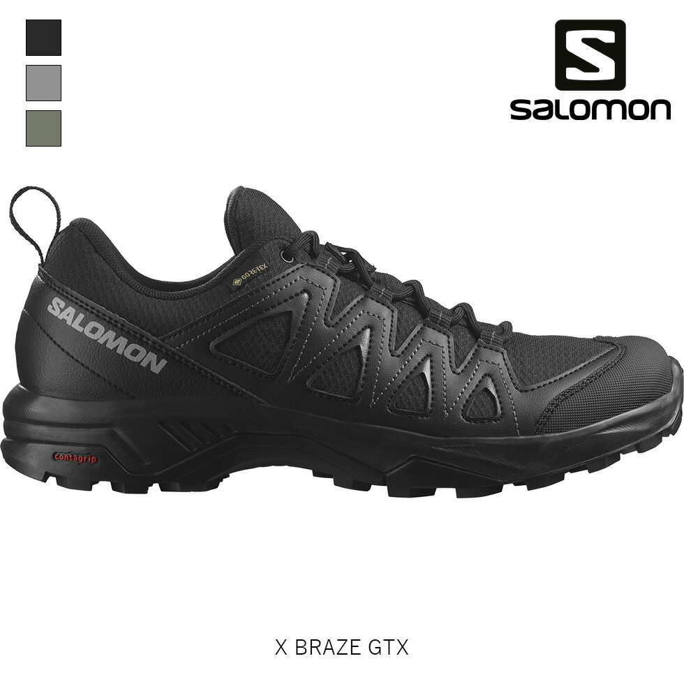 SALOMON  X BRAZE GTX å ֥쥤 ƥå ϥ ȥå 塼   л ȥɥ L47180400 L47180500 L47180600