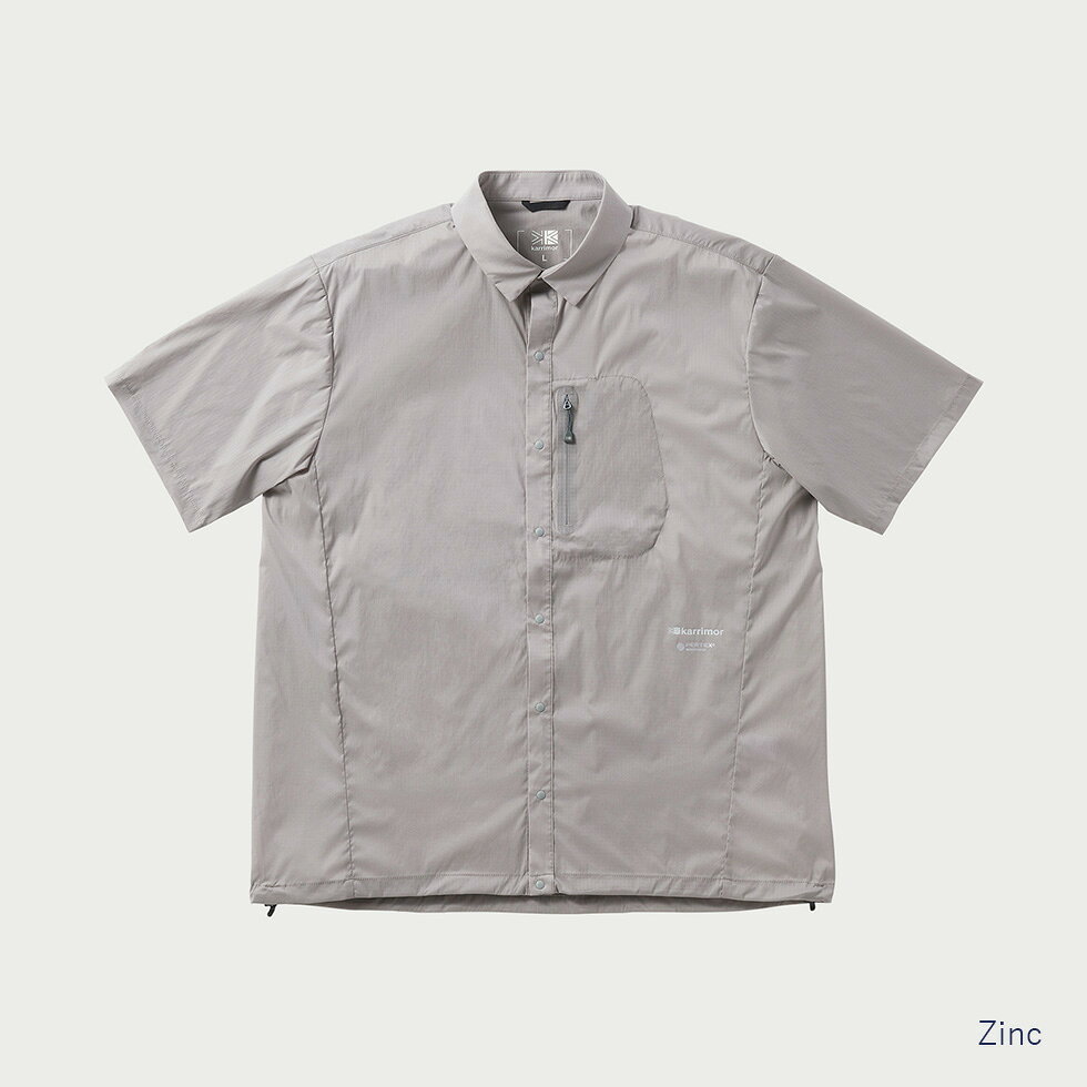 カリマー karrimor breathable S/S shirt ブリーザブル S/S シャツ メンズ アパレル トップス ファッション アパレル フェス キャンプ トラベル アーバン PERTEX 半袖シャツ 101491 techcountry-10003999 野遊びファッション館 EVER FIELD サンプル画像2