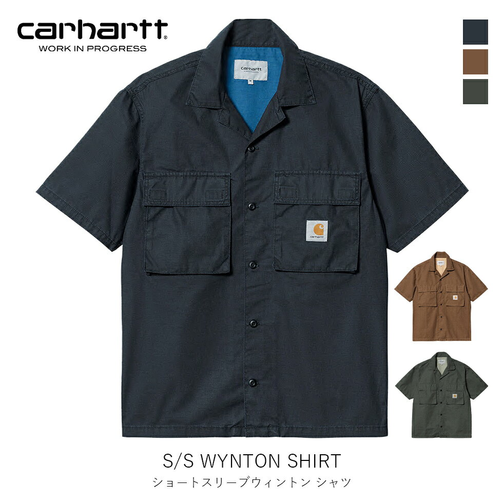 Carhartt WIP カーハートダブリューアイピー S/S WYNTON SHIRT ショートスリーブウィントンシャツ メン..