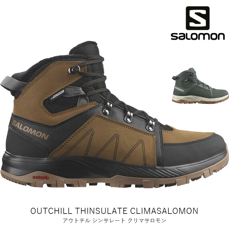 SALOMON サロモン OUTCHILL TS CSWP THINSULATE CLIMASALOMON アウトチル シンサレート クリマサロモン メンズ 男性用 ハイキングブーツ ウィンターブーツ 冬靴 アウトドア