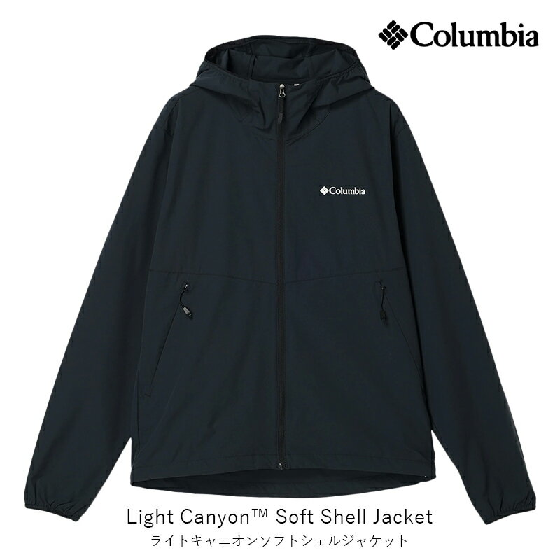 columbia コロンビア Light Canyon Soft Shell Jacket ライトキャニオンソフトシェルジャケット メンズウェア ジャケット ベスト 登山 行動着 アウトドアアクティビティ PM0373