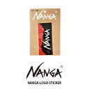 NANGA ナンガ NANGA LOGO STICKER ナンガロゴステッカー