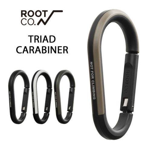 ルートコー ROOTS CO. ROOT CO. GRAVITY TRIAD CARABINER(BLACK) グラヴィティートライドカラビナ（ブラック）