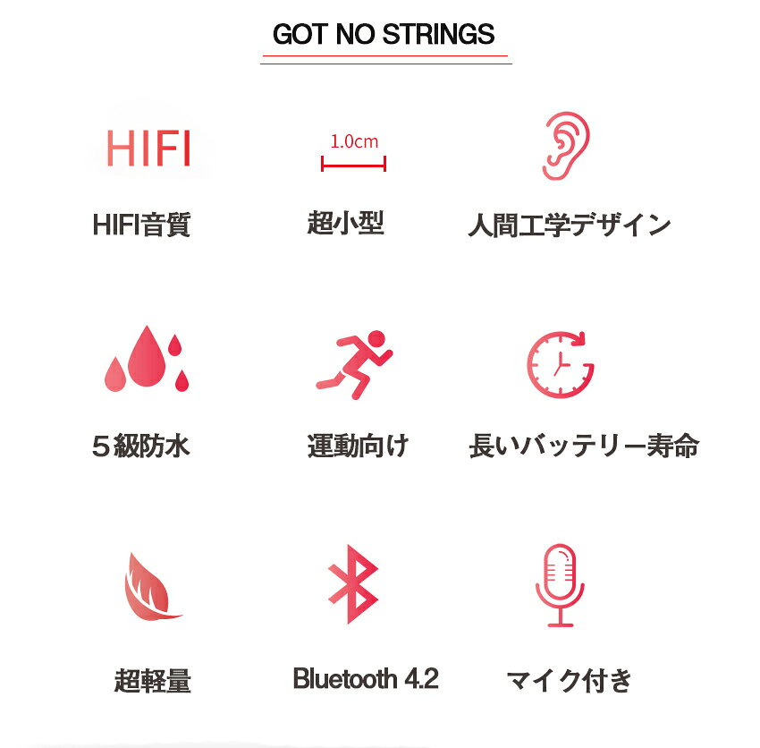 【2019最新版 IPX6完全防水】Bluetoothイヤホン 高音質 重低音 PSE認証済み 8時間長時間連続再生 人間工学設計 CVC6.0ノイズキャンセル マイク付き ハンズフリー通話 ブルートゥース イヤホン スポーツイヤホン Bluetooth ヘッドホン iPhone Android対応 techdream-10000322 techshop サンプル画像3