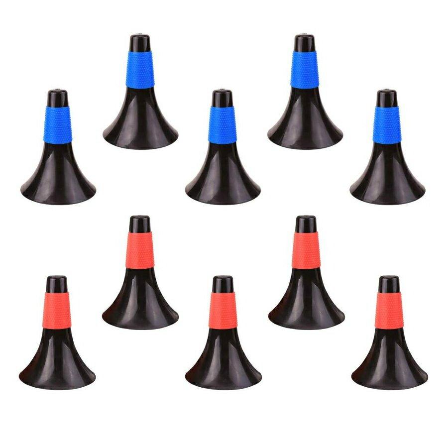 バスケットボールコーン リップコーン トレーニング用品 練習 2色 10個セット 体育館 スポーツ用品 グラウンド用品 カラーコーン 2