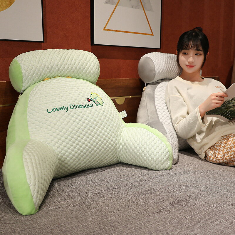 涼感 椅子クッション ひんやりアイスシルク 2in1多機能クッション 背もたれ付き 厚みあり 座布団 チェアクッション イス用 腰痛対応クッション 洗える 3
