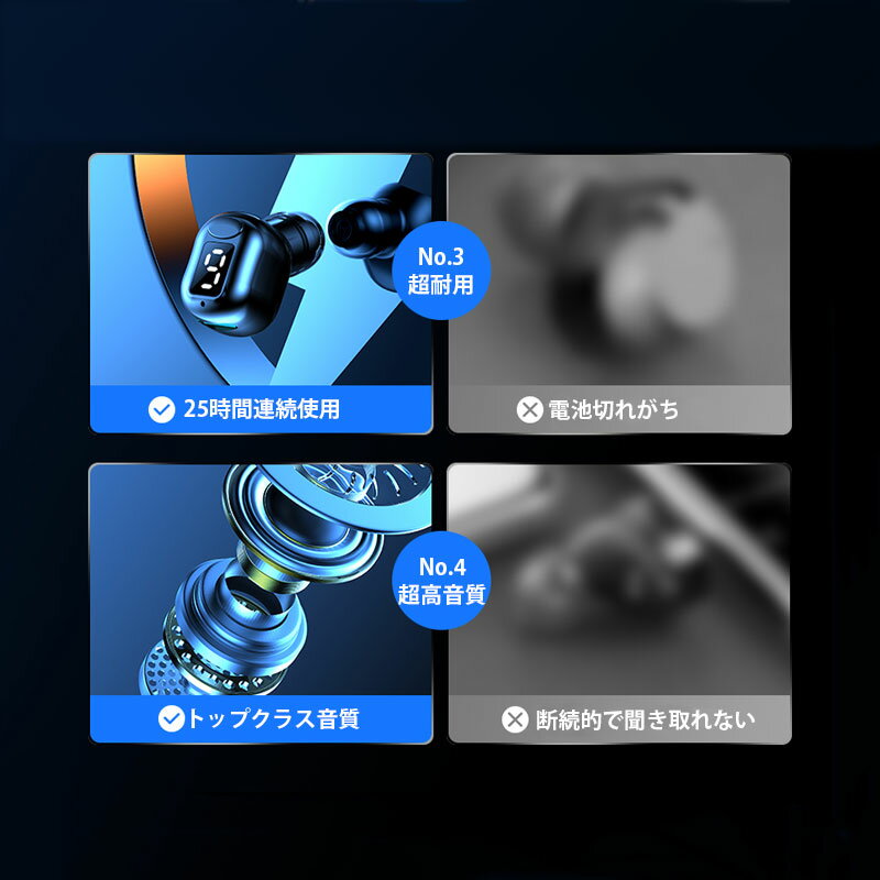 Miniワイヤレスイヤホン Bluetooth...の紹介画像3