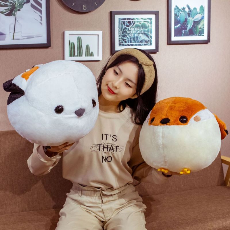 樂天商城 - スズメ ぬいぐるみ 抱き枕 シジュウカラ アニマル 雀人形 縫い包み おもちゃ 動物 小さい鳥 萌えグッズ 装飾品 クリスマス 誕生日 バレンタイン プレゼント すずめ 雀 鳥 リアル 本物 そっくり ペット