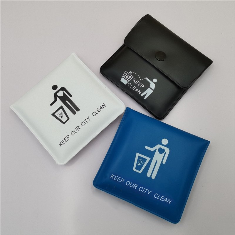 携帯灰皿 灰皿 メンズ アッシュトレイ ポケットタイプ 記念品 プレゼント 父の日ギフト アッシュケース コインケース カードケース はいざら スナップボタン式車用灰皿 薄型 軽量 アウトドア 携帯便利 おしゃれ 喫煙具 ポータブル