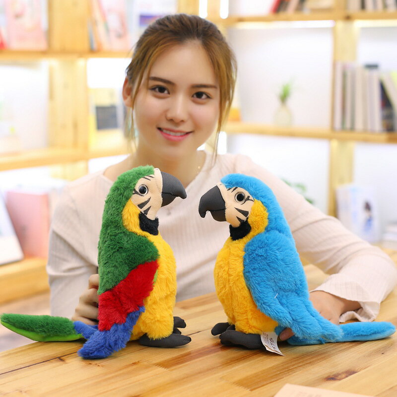 樂天商城 - インコのぬいぐるみ 動物 鳥 置物 子供のプレゼント 子ども 誕生日 プレゼント ぬいぐるみ かわいい に伴う クリスマス ギフト 女の子 バレンタインデーのプレゼント
