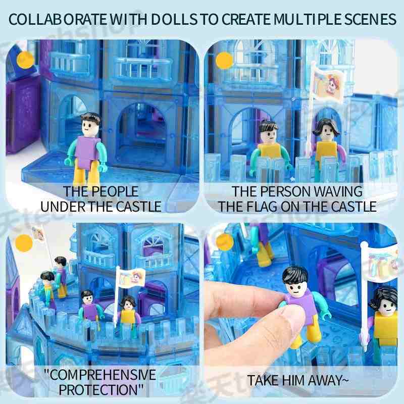 65PCS/128PCS/356PCSマグネットブロック 磁気おもちゃ コンストラクト 磁石ブロック 子供 知育玩具 幼児 に おもちゃ 男の子 立体パズル ゲーム モデル DIY 積み木 キーズ 誕生日 ギフト クリスマス プレゼント 贈り物 3