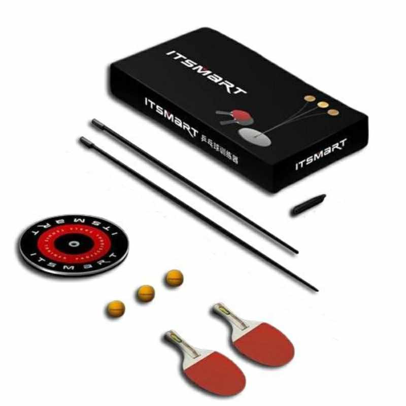 65-110cm高さ調節可 卓球トレーナーキット 卓球練習機 卓球マシン ボール ラケット ピンポン球 トレーニング 持ち運びしやすい 弾性 卓球セット