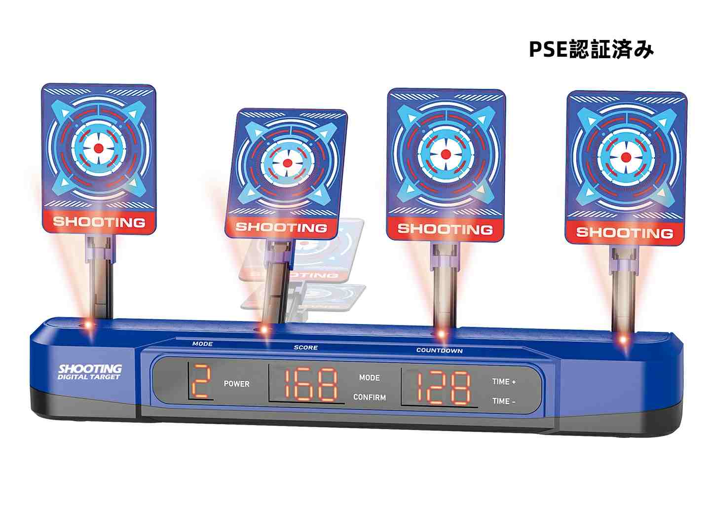 シューティングゲーム　おもちゃ 電子ターゲット Nerfナーフ対応 電子銃射撃ターゲット 自動起き上がり機能 子供玩具 電子ターゲット　ナーフ弾 シューティングゲーム　おもちゃ 電子ターゲット レビューで保証延長 弊社の製品ご覧いただき誠にありがとうございます。商品到着後3日以内、商品レビューを投稿されたお客様には最短半年最大2年間保証を付けさせていただきます。是非ご協力お願い申し上げます。 12時までの注文当日発送 1
