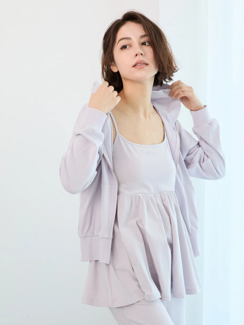 【Essentials】ワンポイント刺繍ミニ裏毛シップパーカー Te chichi テチチ トップス カットソー・Tシャツ パープル【送料無料】[Rakuten Fashion]