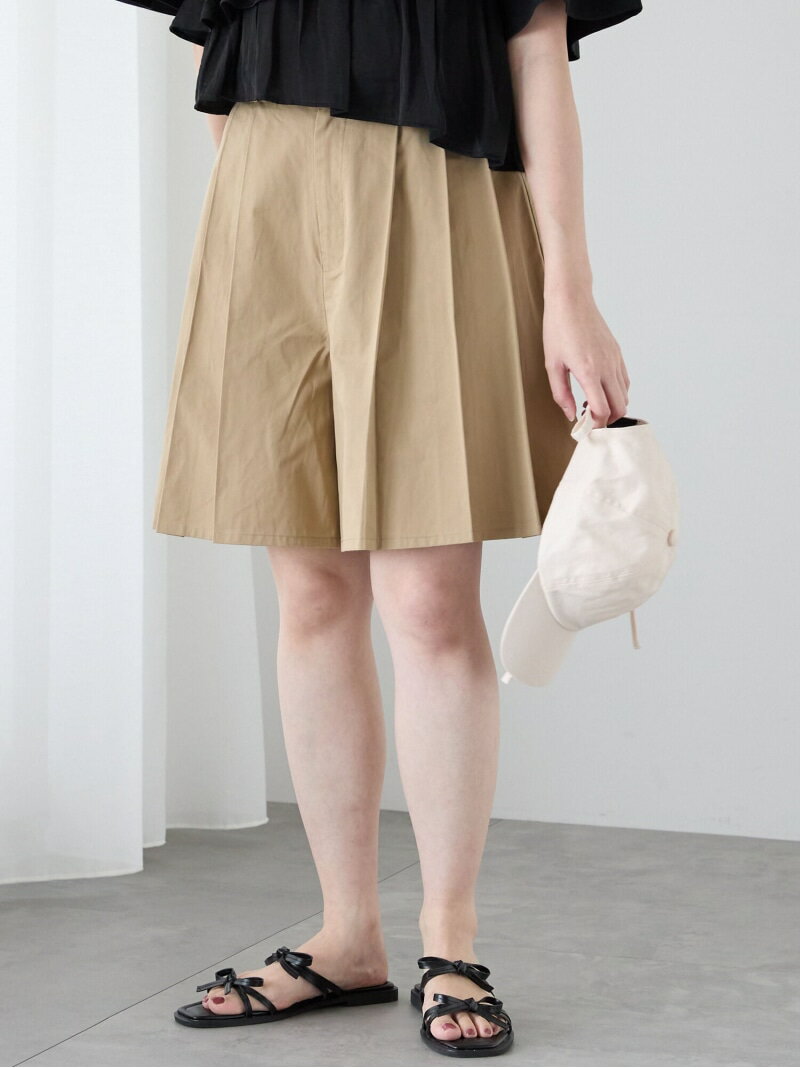 チノキュロットプリーツショートパン...