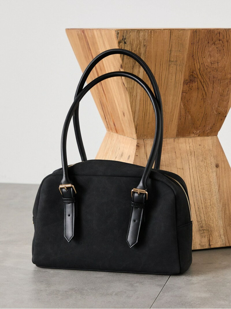 スウェードボストンバッグ《2025autumn catalog item》 Te chichi TERRASSE テチチ バッグ ハンドバッ..