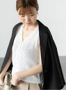 【SALE/60%OFF】テープヤーンニットベスト《2025summer catalog item》 Lugnoncure テチチ トップス ニット オレンジ ...