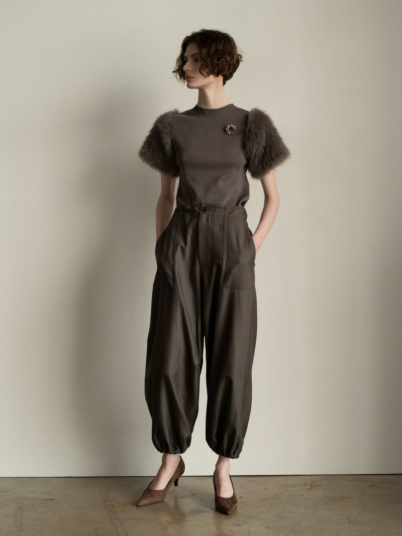 【SALE／60%OFF】シャイニーツイルパラシュートパンツ《2025Autumn catalog item》 Te chichi テチチ ..