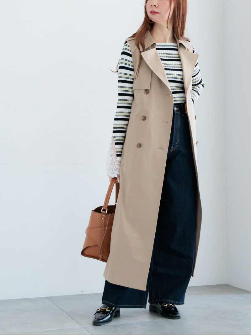 樂天商城 - 【SALE／60%OFF】ロングトレンチジレ Te chichi テチチ ジャケット・アウター ダウンジャケット・ダウンベスト ベージュ【RBA_E】【送料無料】[Rakuten Fashion]