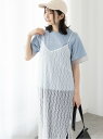 【SALE/60%OFF】チュールレースキャミワンピース Te chichi TERRASSE テチチ ワンピース・ドレス ワンピース ブラック ブラウン ホワ...