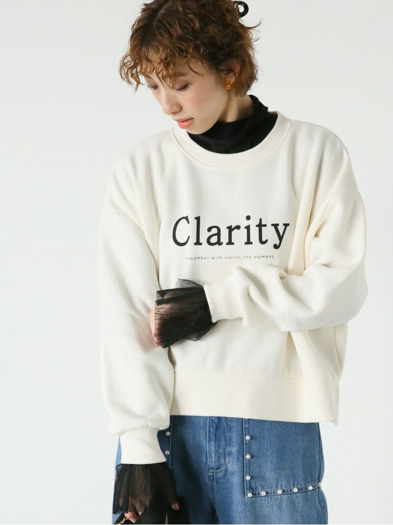 【SALE／64%OFF】フロントロゴ裏起毛スウェット Lugnoncure テチチ トップス カットソー・Tシャツ ホワイト ピンク ブラック【RBA_E】[Rakuten Fashion]のサムネイル