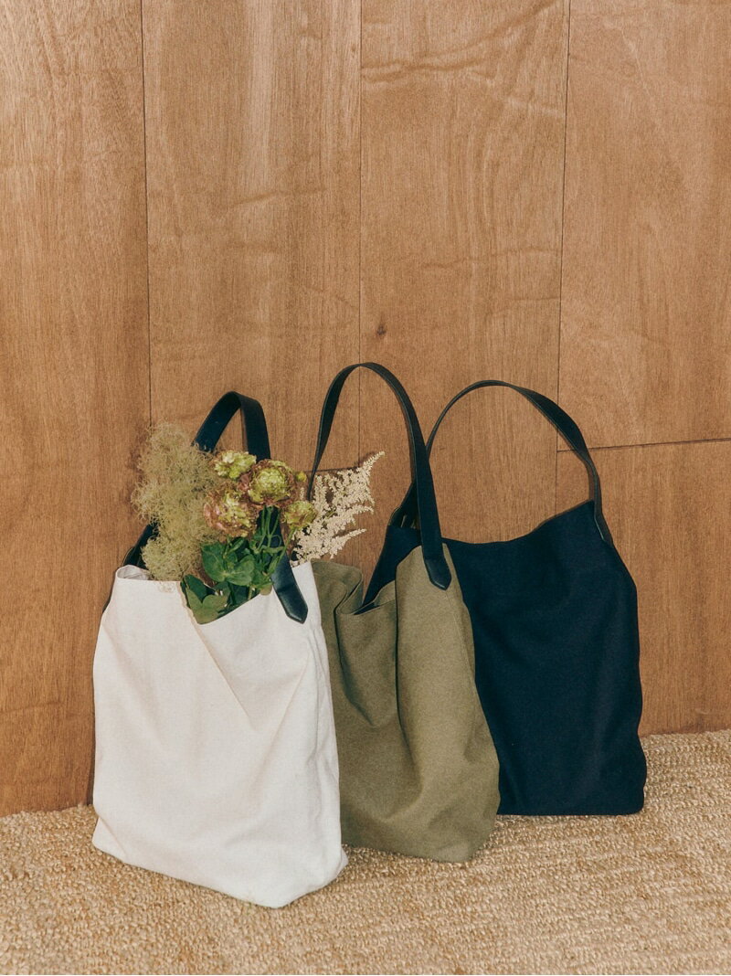 キャンバスショルダートートバッグ《2025autumn catalog item》 Lugnoncure テチチ バッグ ハンドバッ..
