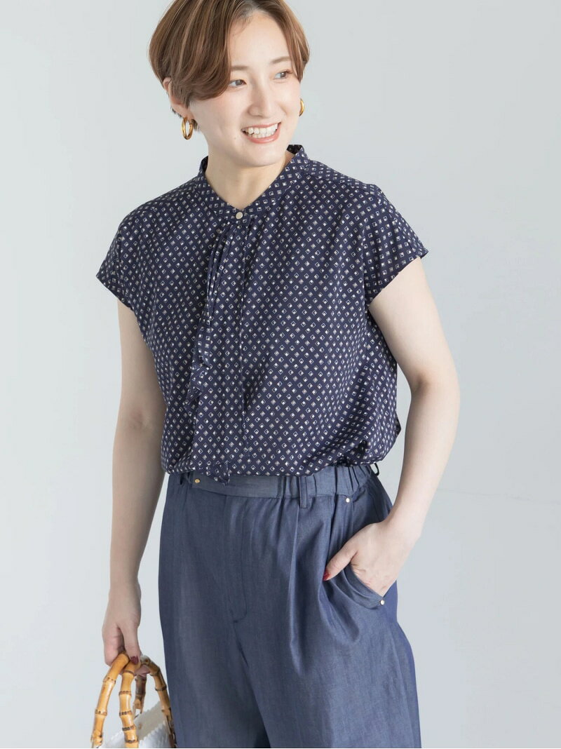 【SALE／40%OFF】パターンアソートフレンチボウタイブラウス Te chichi テチチ ト...