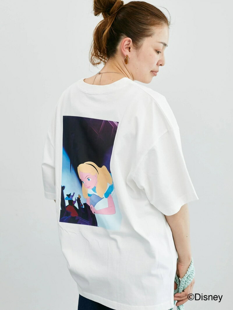 【Disney】ふしぎの国のアリス/プリントTシャツ1 Lugnoncure テチチ トップス カットソー・Tシャツ グレー ホワイト【送料無料】[Rakuten Fashion]のサムネイル