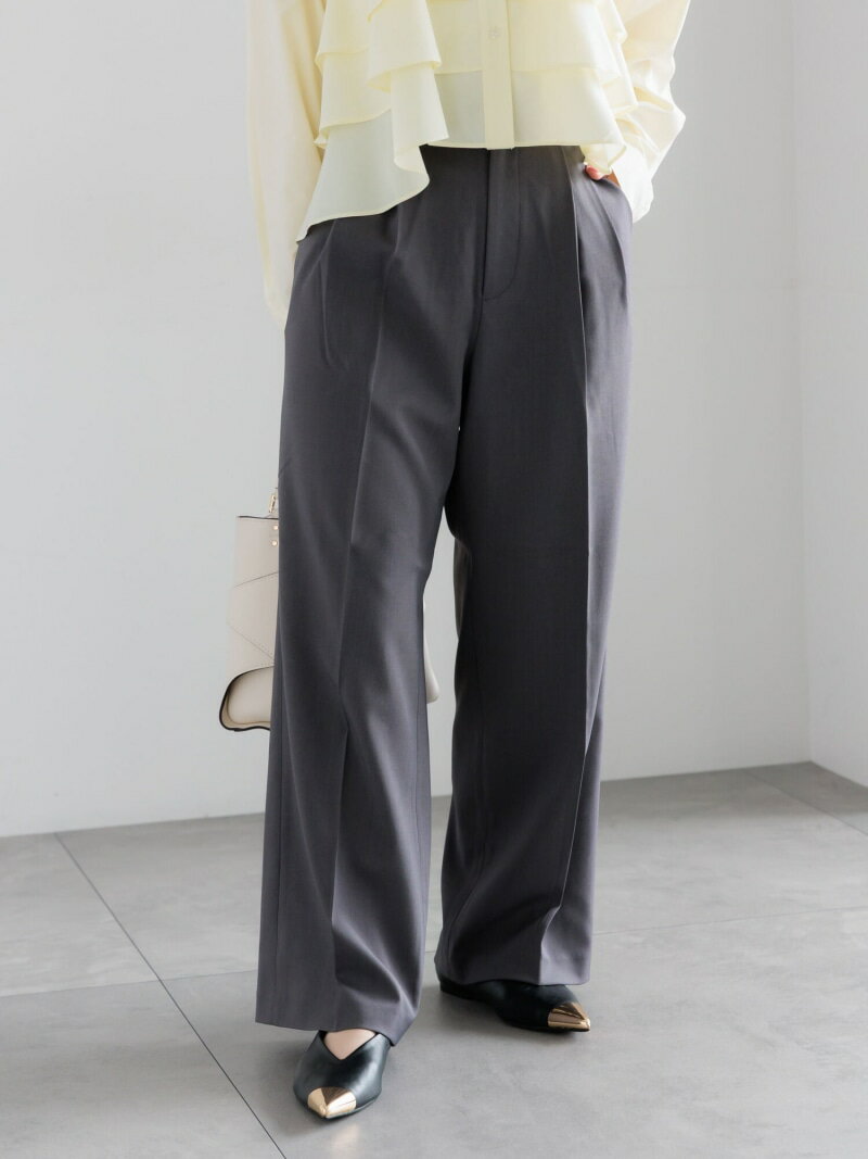 樂天商城 - 【SALE／50%OFF】メランジツイルワイドパンツ《2026 spring catalog item》 Te chichi テチチ パンツ その他のパンツ ベージュ ブラウン グレー【RBA_E】[Rakuten Fashion]