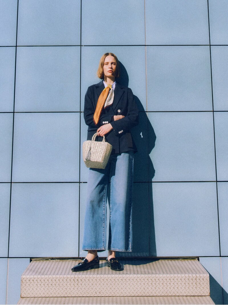 【EDWIN別注】WIDE FIT DENIM《2026 spring catalog item》 Te chichi テチチ パンツ その他のパンツ ネイビー ブルー【送料無料】[Rakuten Fashion]