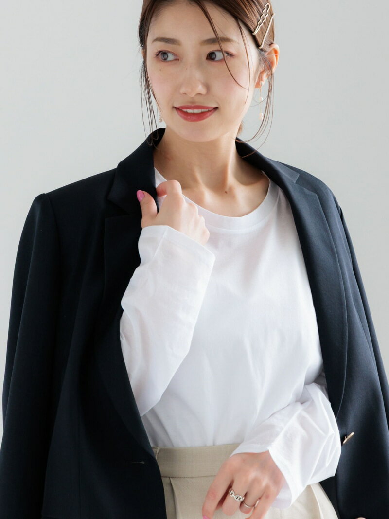 樂天商城 - 【SALE／60%OFF】シルケット天竺クルーネックロンT《2026 spring catalog item》 Te chichi テチチ トップス カットソー・Tシャツ ブルー オレンジ ブラウン ホワイト【RBA_E】[Rakuten Fashion]