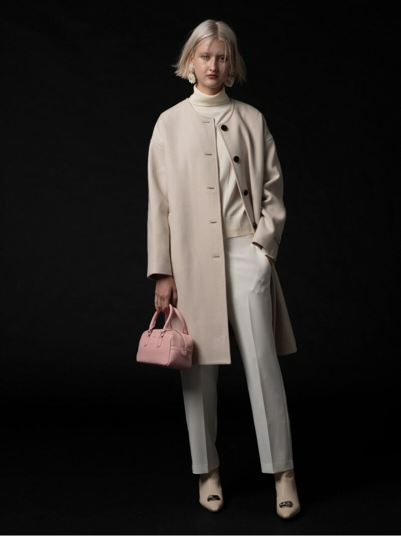 ダブルクロスペンシルパンツ《2025winter catalog item》 Te chichi テチチ パンツ その他のパンツ ホワイト グリーン ピンク【送料無料】[Rakuten Fashion]