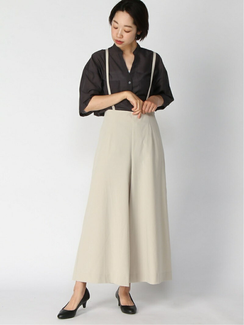 【SALE／50%OFF】Techichi TERRASSE/ハイウエストサロペット Te chichi TERRASSE テチチ パンツ/ジーンズ サロペット/オールインワン グレー ブラック ブラウン【RBA_E】[Rakuten Fashion]のサムネイル