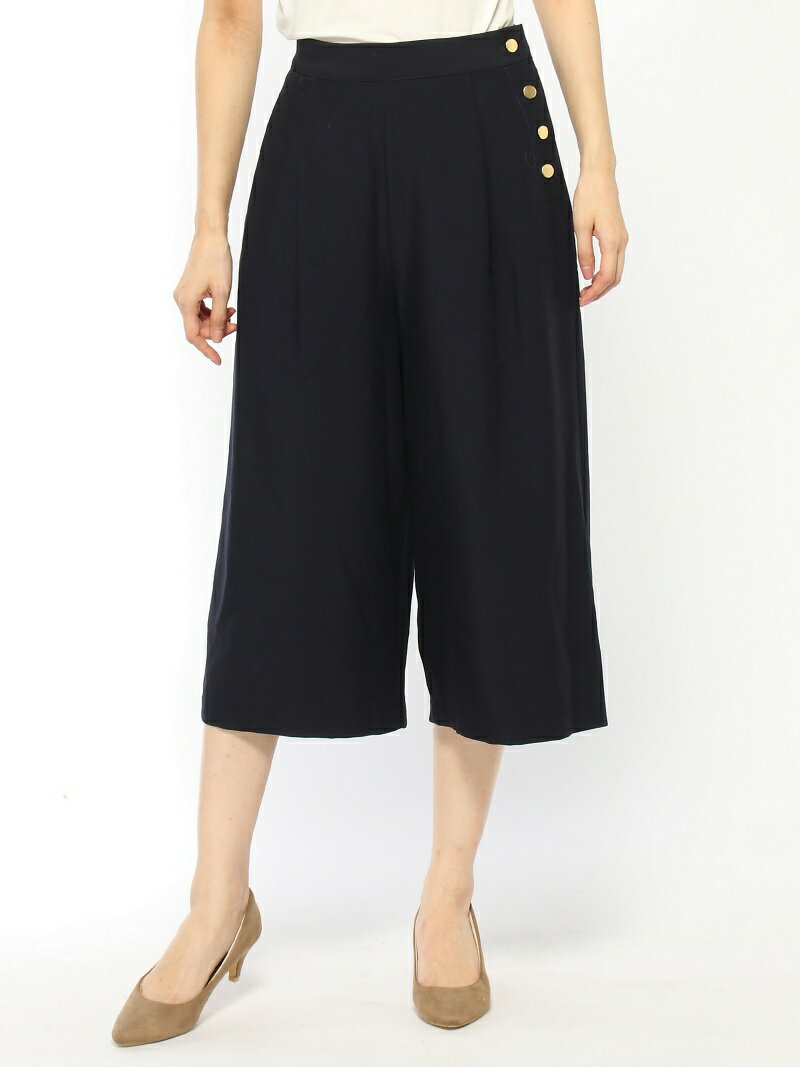 【SALE／50%OFF】Techichi/サイドボタンガウチョパンツ Te chichi テチチ パンツ その他のパンツ ネイビー ベージュ ブラウン【RBA_E】[Rakuten Fashion]のサムネイル