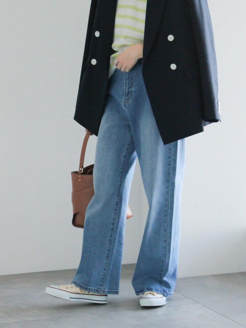 ストレートデニムパンツ《2026 spring catalog item》 Te chichi テチチ パンツ その他のパンツ ブルー【送料無料】[Rakuten Fashion]