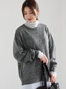 【SALE/41%OFF】オープンワークニットプルオーバー Te chichi テチチ トップス ニット ベージュ グレー ブラウン【RBA_E】【送料無料】[...