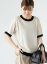 【SALE/60%OFF】配色リンガーニット Lugnoncure テチチ トップス ニット ホワイト ブラック グレー【RBA_E】[Rakuten Fash...