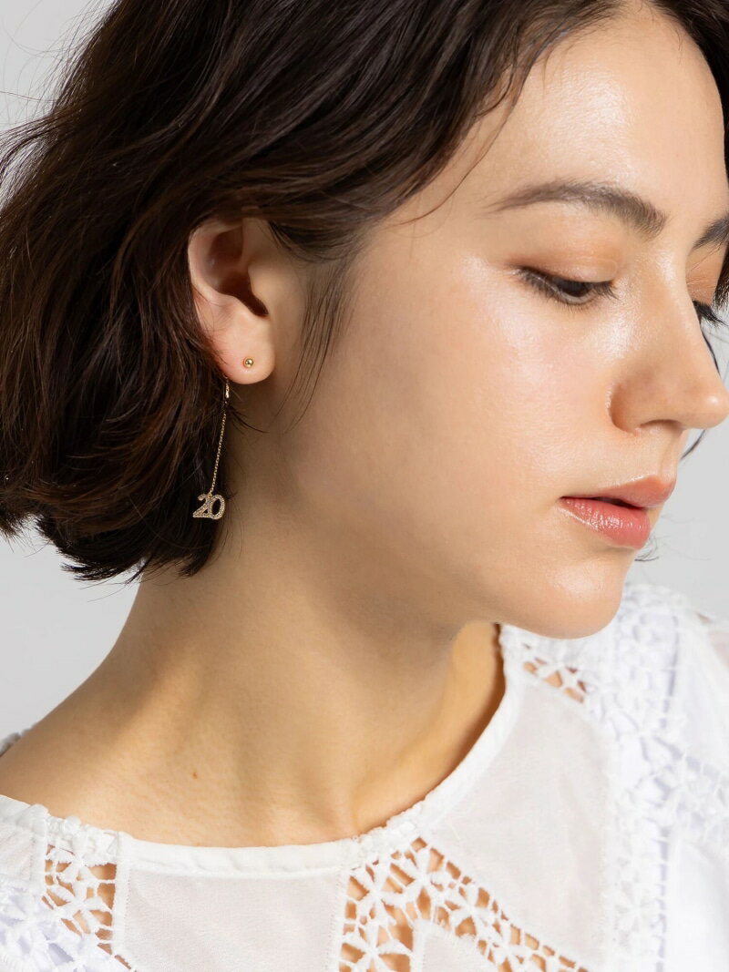 樂天商城 - ナンバーチェーンピアス20 Te chichi テチチ アクセサリー・腕時計 ピアス ゴールド【送料無料】[Rakuten Fashion]