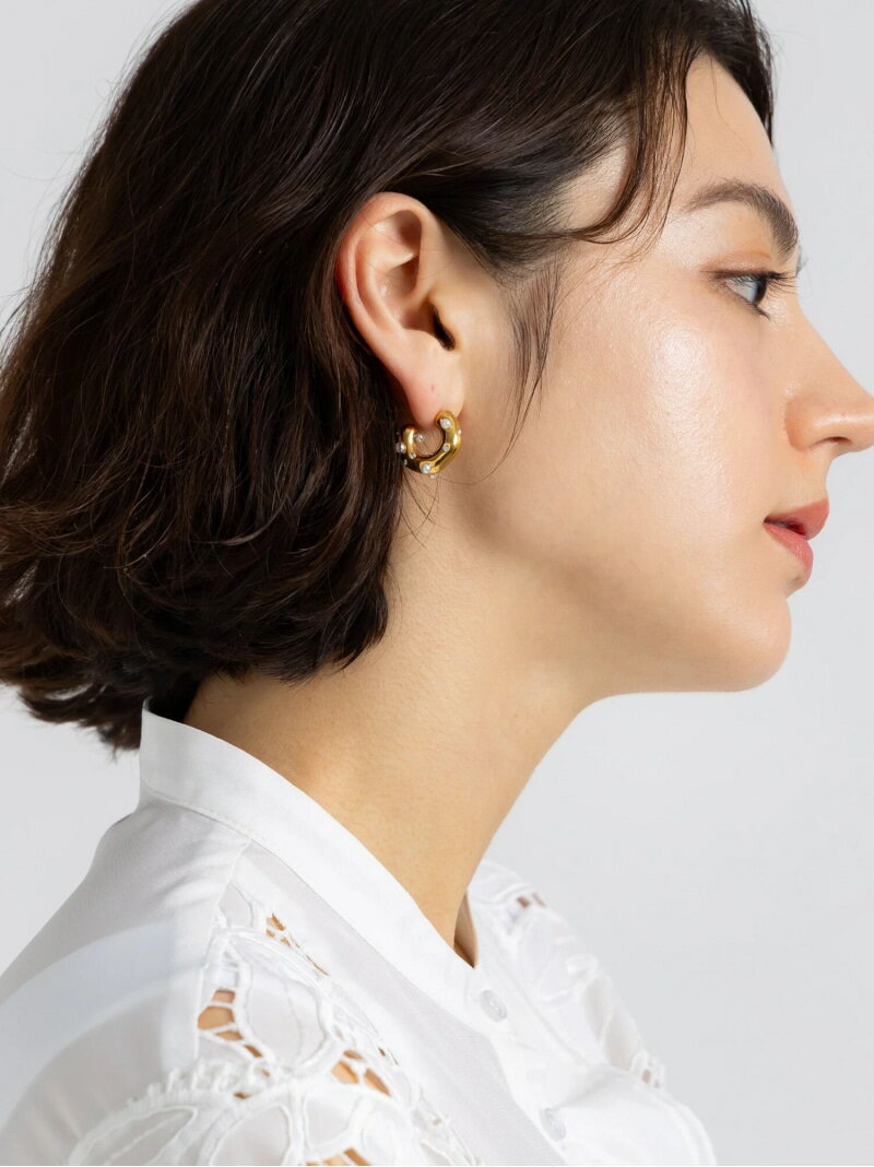 樂天商城 - パールビジューピアス Te chichi テチチ アクセサリー・腕時計 ピアス ゴールド【送料無料】[Rakuten Fashion]