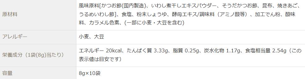 久原醤油 浜のうまだし 8g×10袋入×3セット 千葉倉庫