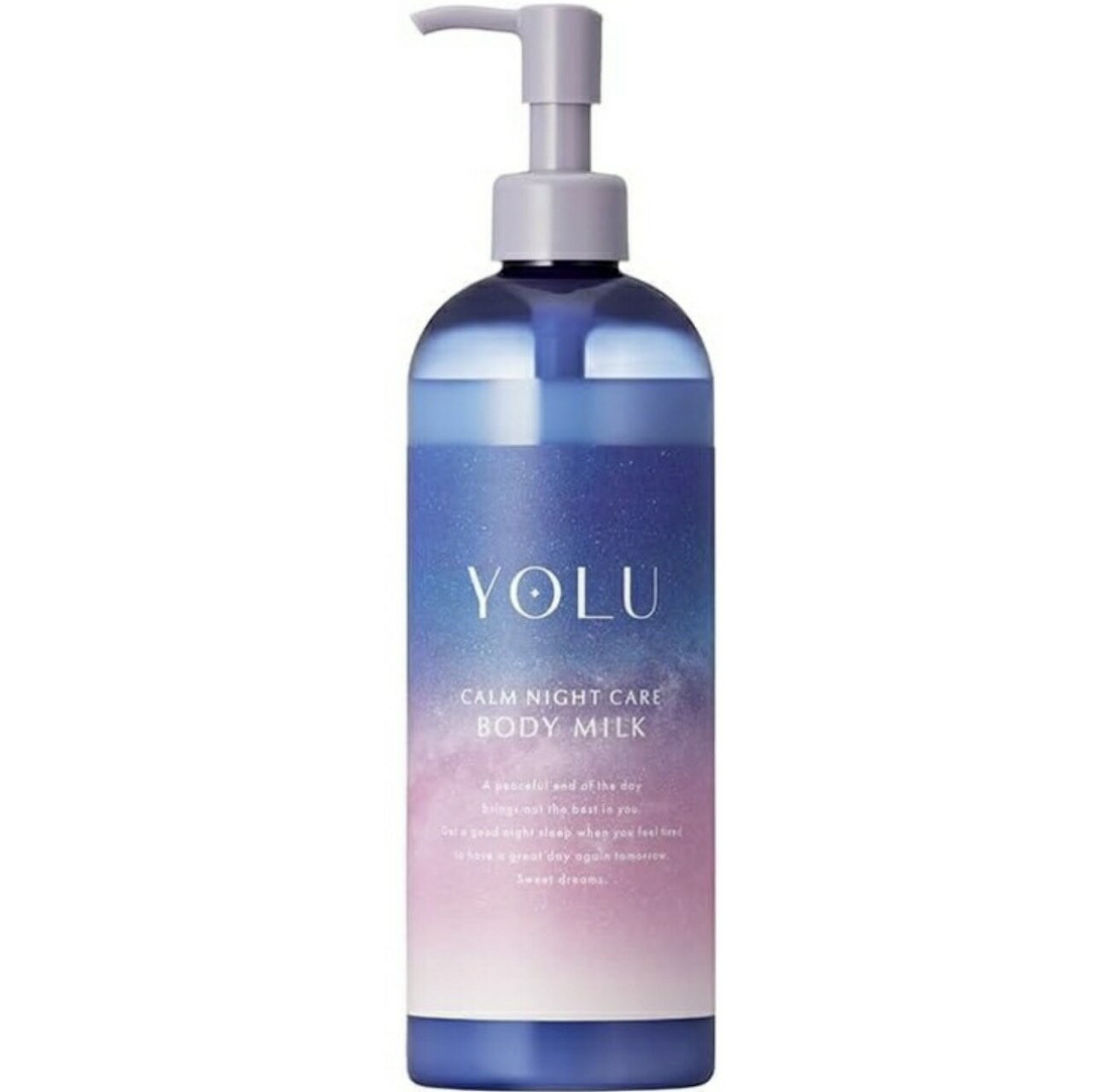 数量限定 YOLU(ヨル) ボディミルク カームナイトケア ネロリ＆ペアーの香り 400g 濃密保湿 乾燥肌 千葉倉庫