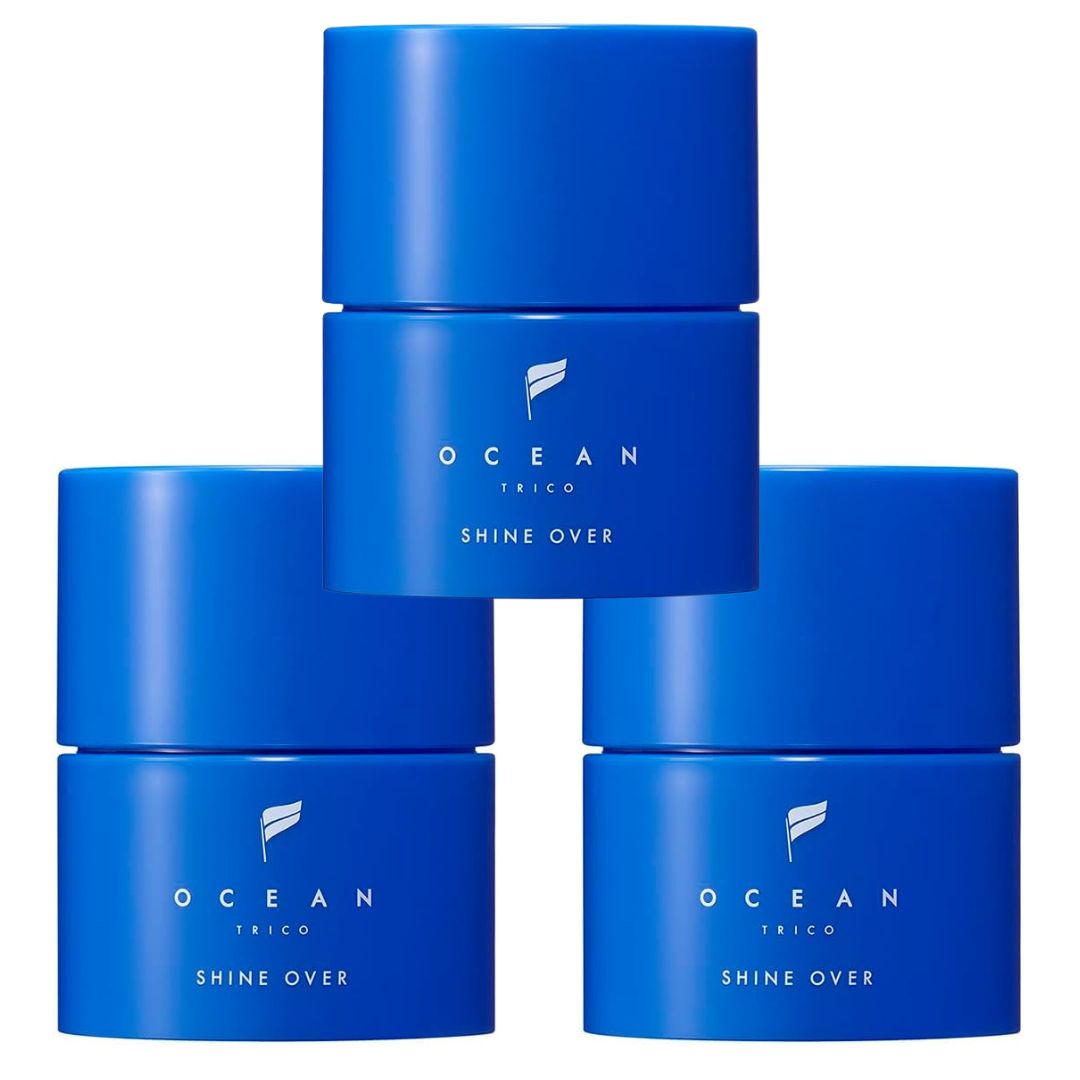 【3個セット】OCEAN TRICO オーシャントリコ ヘアワックス シャインオーバー 80g ワックス メンズ レディース ツヤ キープ ハード 青森倉庫