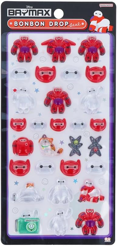 ベイマックス　ボンボンドロップシール B S8542740　サンスター文具 ディズニー シール 立体　千葉倉庫のサムネイル