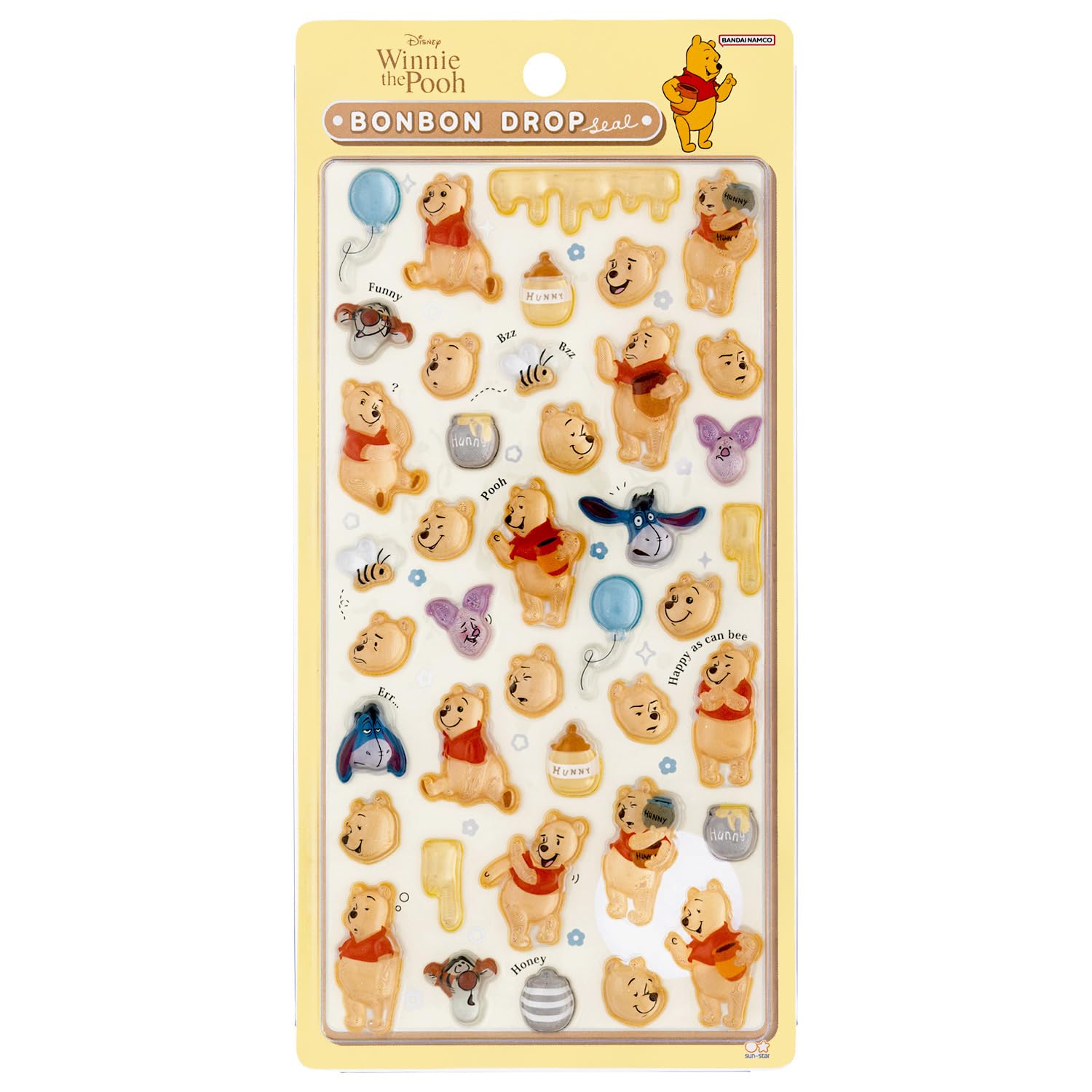 ボンボンドロップシール くまのプーさん S8812012 サンスター文具 ディズニー シール 千葉倉庫のサムネイル