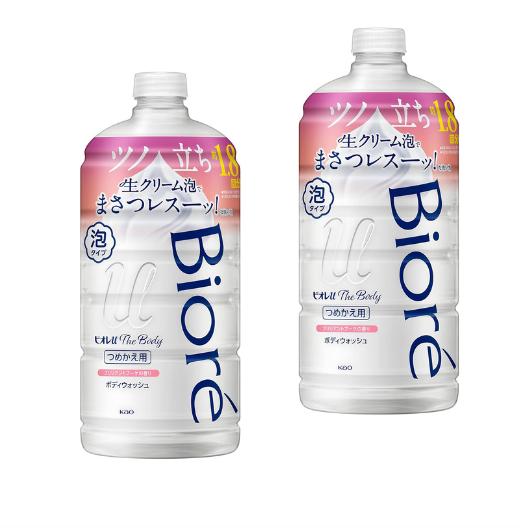 Rakuten - 2個セット　ビオレu 大容量 ザ ボディ 泡タイプ ブリリアントブーケの香り つめかえ用 780ml　千葉西倉庫