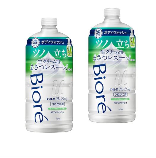 樂天商城 - 2個セット　ビオレu 大容量 ザ ボディ 泡タイプ ヒーリングボタニカルの香り つめかえ用 780ml 千葉西倉庫