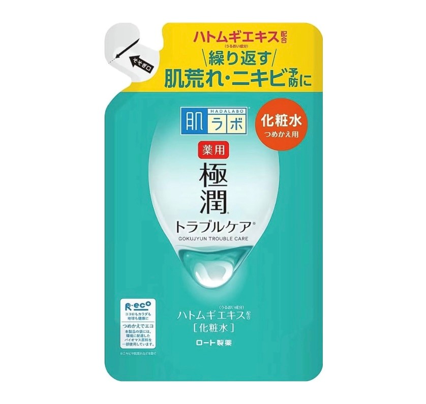 テックイン楽天市場店のロート製薬 肌研 薬用 極潤スキンコンディショナー つめかえ用 3個セット 青森倉庫｜アングル2