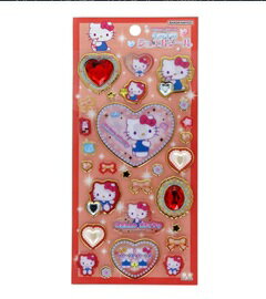 ハローキティシール サンスター文具 サンリオキャラクターズ ジュエル風 S8815704 埼玉倉庫