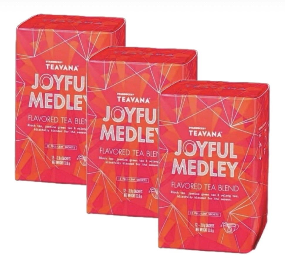 3箱セット　スターバックス　ティバーナ　ジョイフルメドレー 　1箱 (12袋入り × 2) ホリデー クリスマス 限定 ティー　青森倉庫のサムネイル